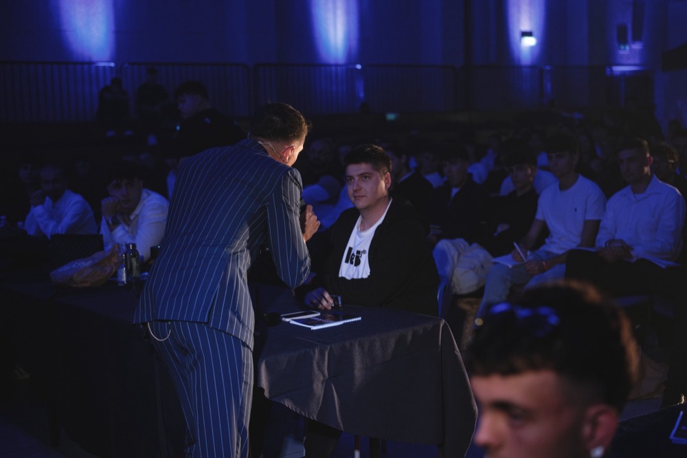 Il pubblico in sala durante un evento Inspirar